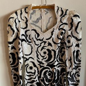 Vintage Sequin Cocktail Dress